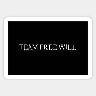 Team Free Will Sticker